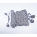 Niños bebé niños niñas invierno diadema Snood Beanie Hat bufanda conjunto (SK419S)